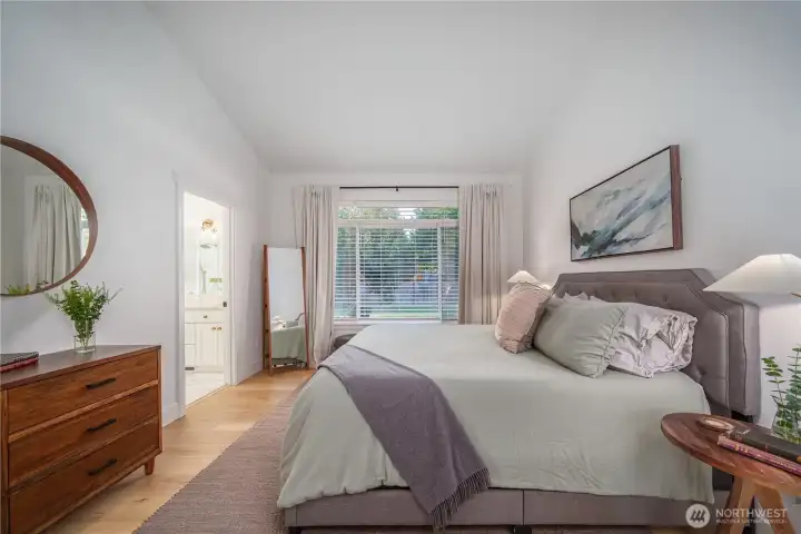 Spacious enough for a king-sized bed plus additional furniture.