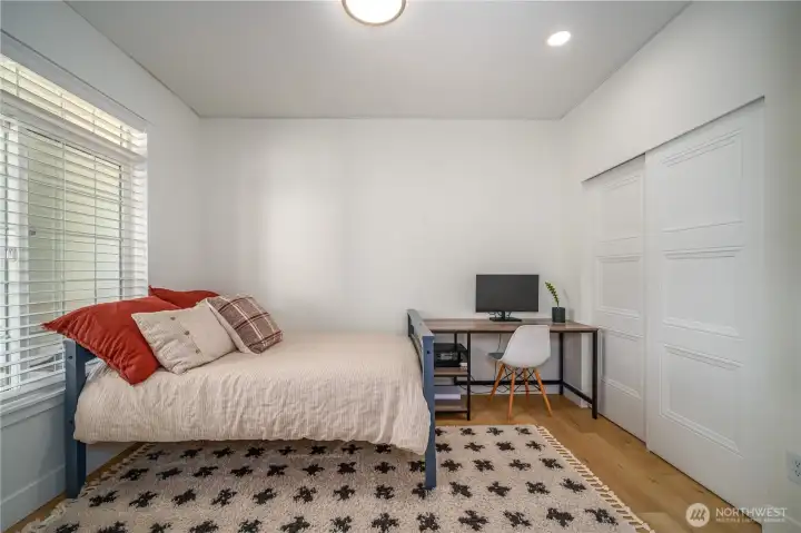 The room is also spacious and bright.