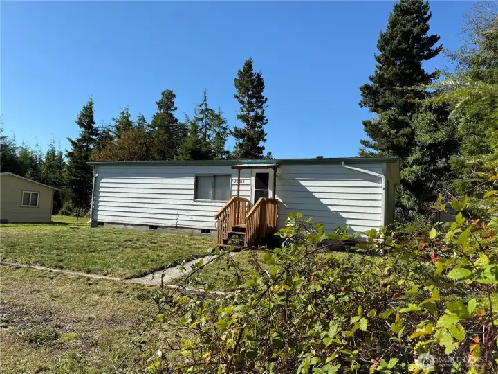 north side of house