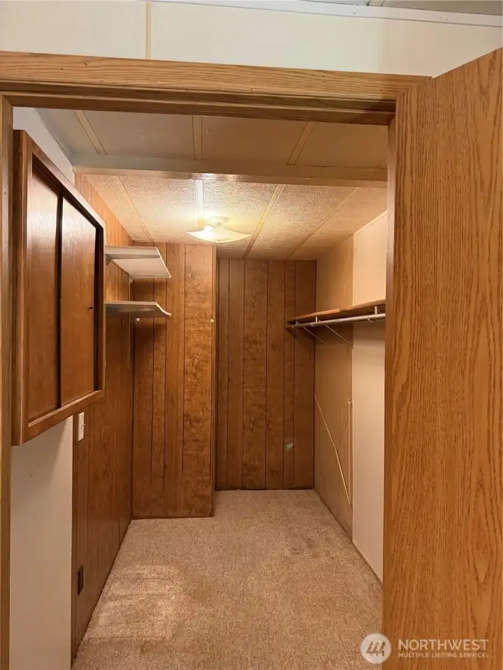 Large walk-in closet