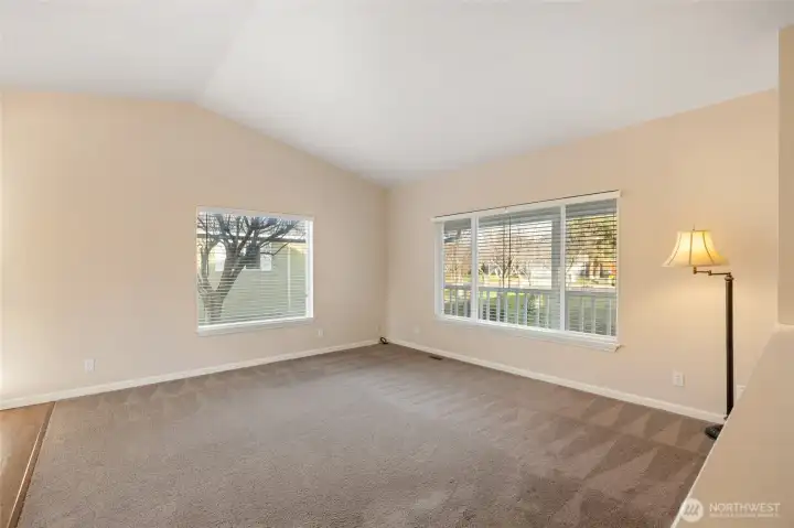 Spacious living room