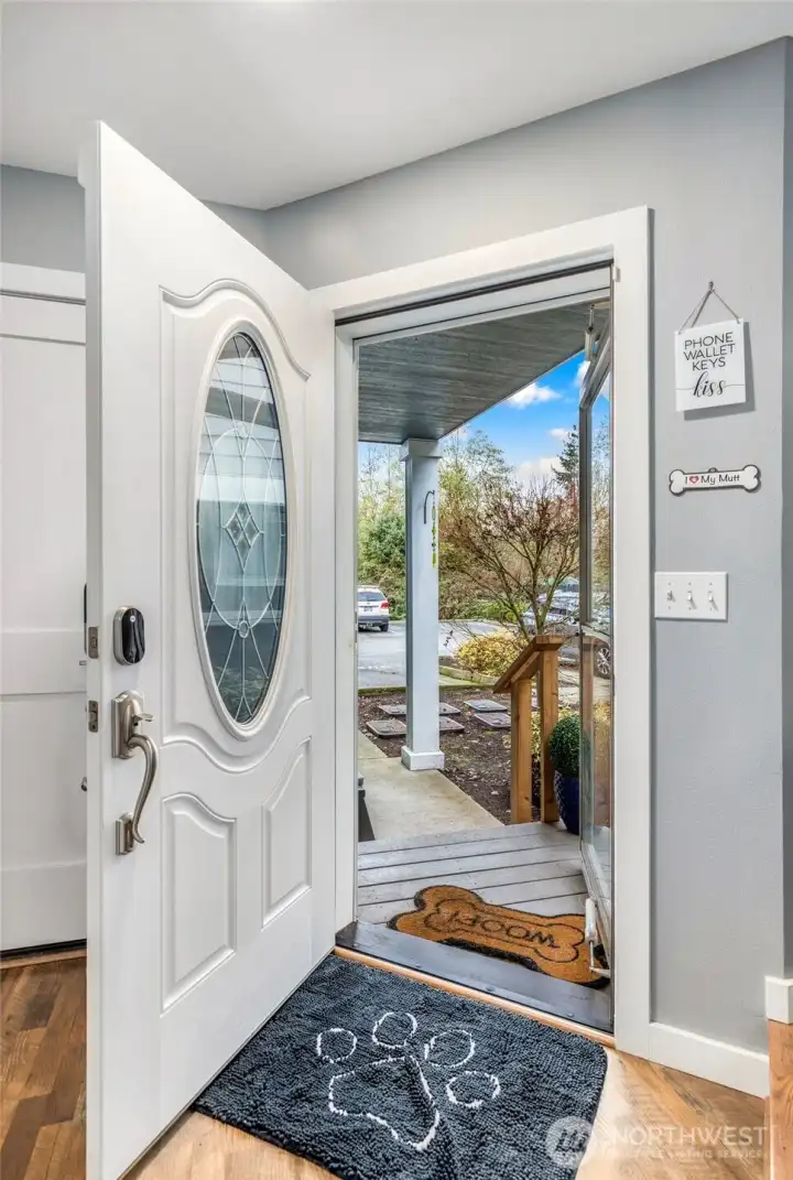 LVP flooring throughout home. Upgraded screen door