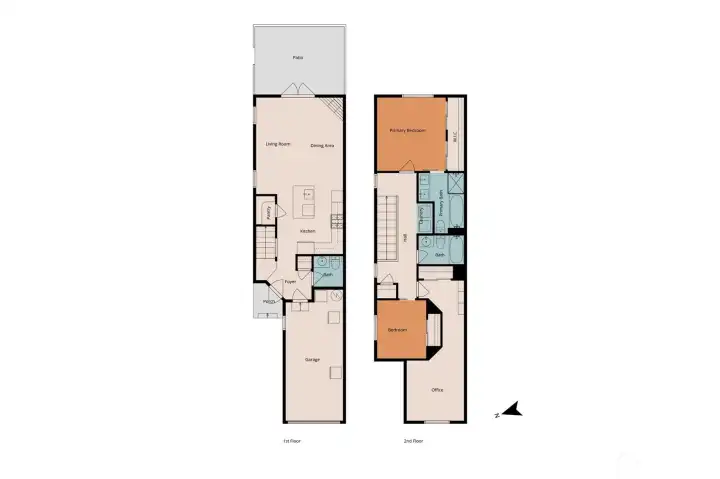 Great floorplan with tons of room to spread out!