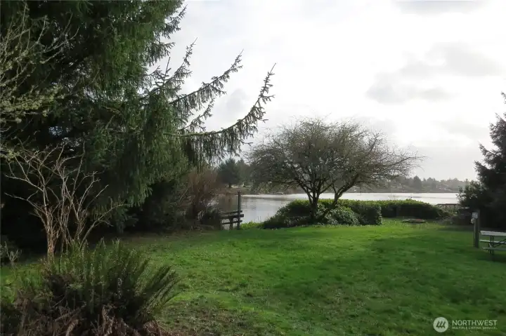 NOW MOVING TOWARD THE DOCK AREA YOU CAN SEE SOUTH OF DUCK LAKE!