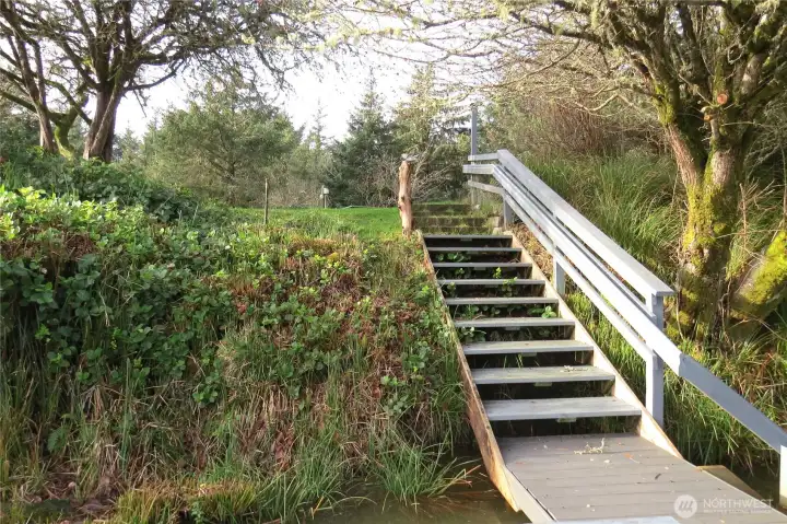 NOW BACK UP THE STAIRS TO THE PROPERTIES!