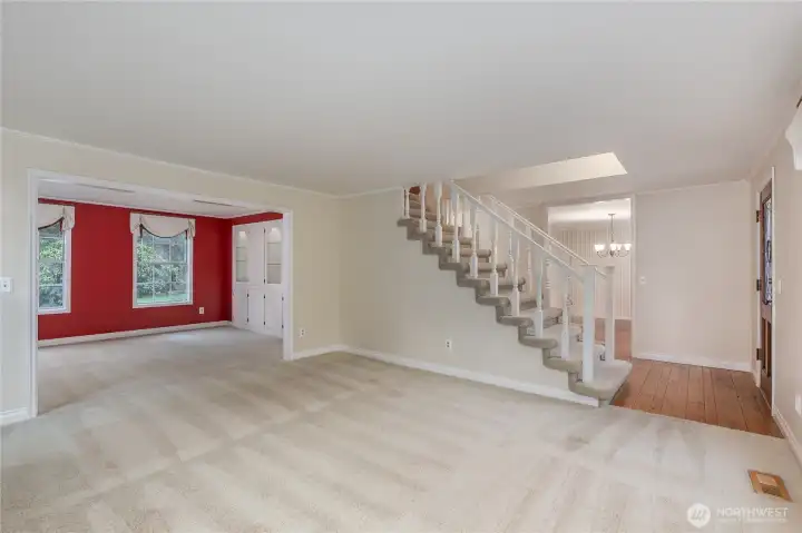 Spacious Living & Bonus/Music Room