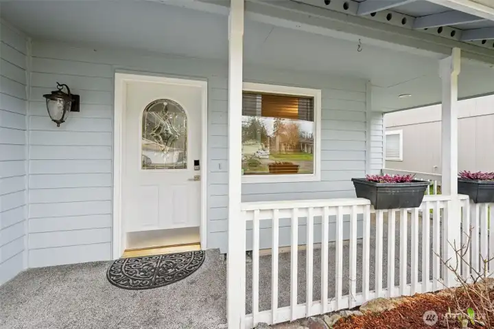 Front Entry & Covered Porch
