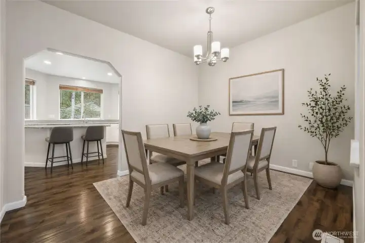 Virtually Stage Dining Room