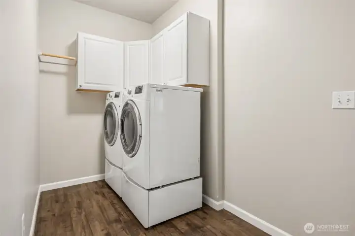 Laundry Room between Great Room & Garage