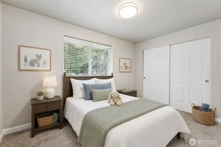 Bedroom #3 - Virtually Staged