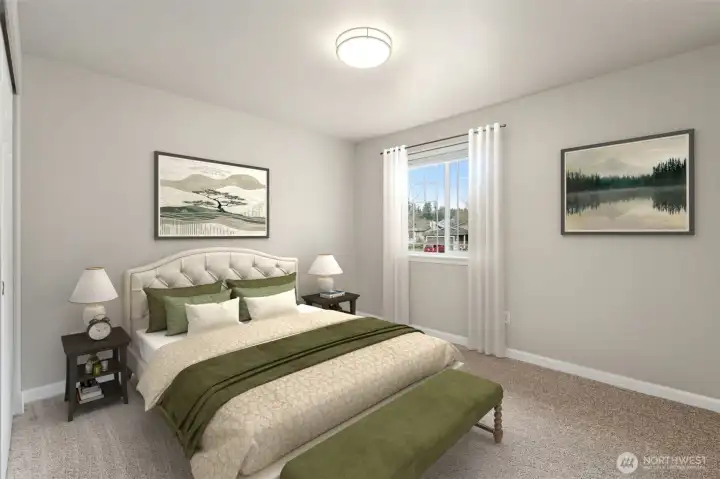 Bedroom 4 Virtually Staged
