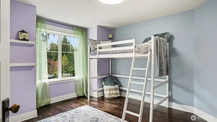 One of four bedrooms.