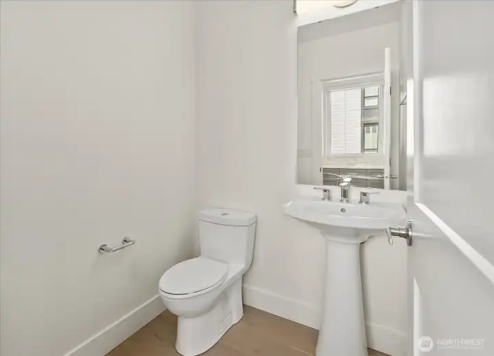 Guest half bathroom