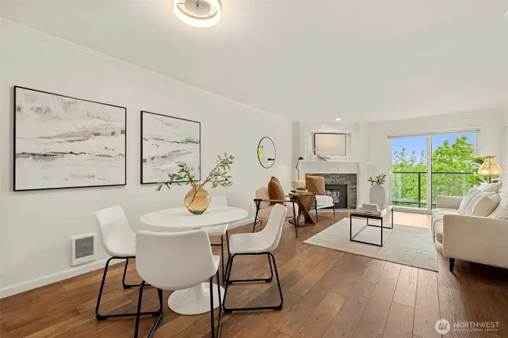 dining / living area
