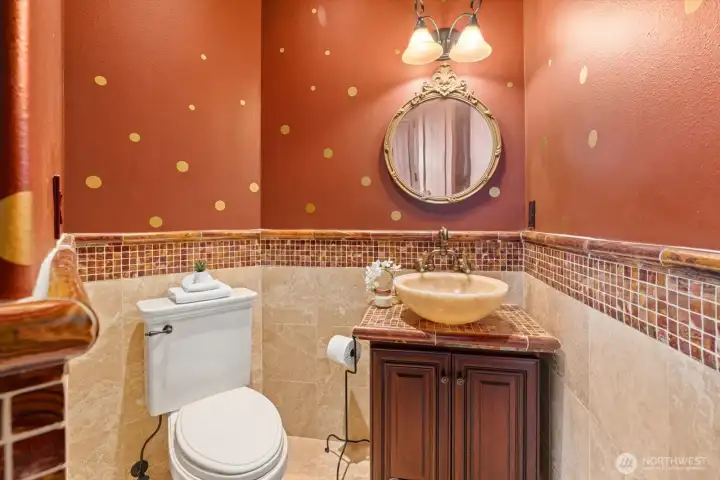 half bath off of entryway