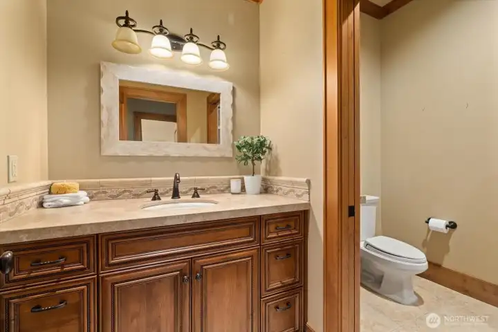 Basement bathroom