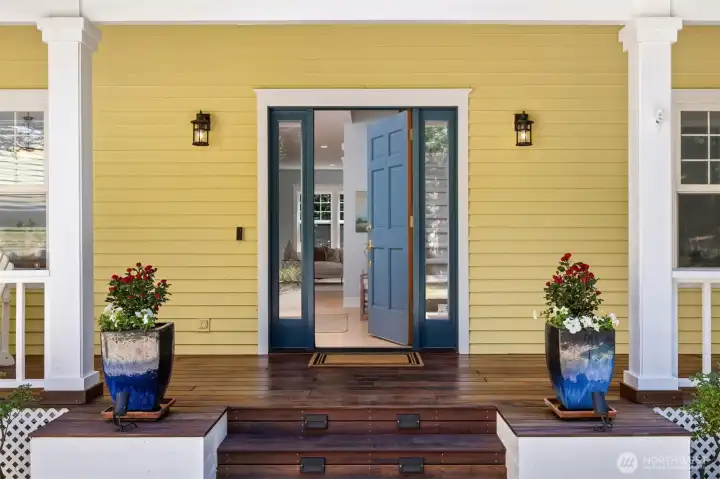 The charming exterior of the home has also recently been painted.