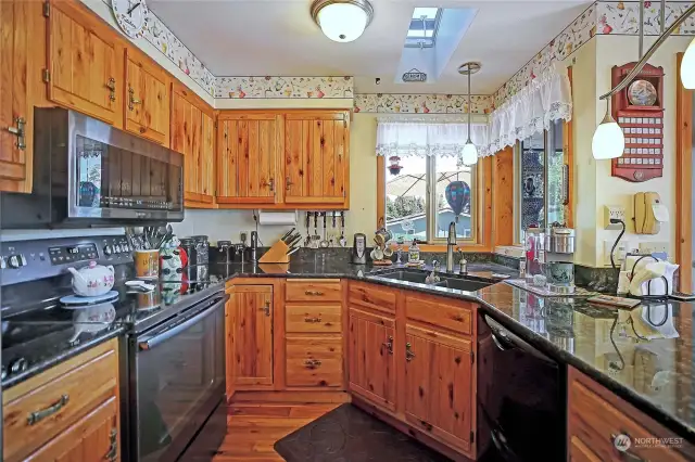 Newer Appliances, Slab Counters and Views~