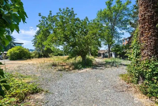 From driveway facing West