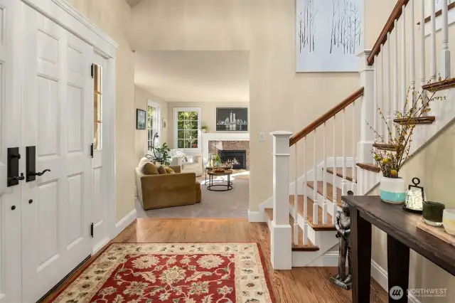 Everything here is next level: Emtek door hardware, solid core doors, high-end cabinetry (real wood, dovetailed, quiet-close drawers), Milgard Tuscany windows, commercial-grade roof, upgraded shutters, new trim and rich moldings, solid oak hardwood flooring, high-end carpet, lighting and fresh paint.