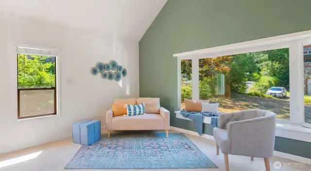 This bay window seat isn’t just big...it’s invitation-sized. Stretch out with a book, daydream in the sunshine, or just enjoy the view from your favorite corner of the house.