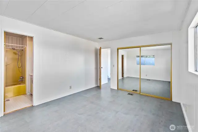 Primary bedroom with bath included