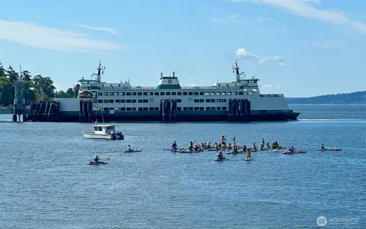 Right off the beach at Lincoln Park is a great place to Paddle board or go kayaking!