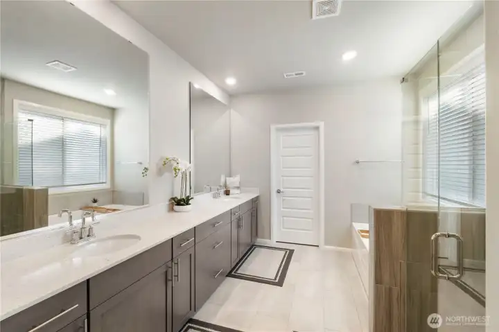 Spa like ensuite bathroom complete with luxury details