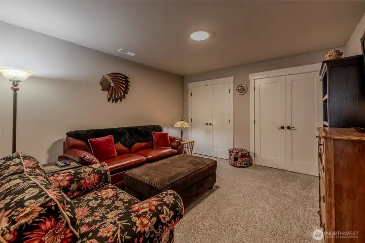Upstairs bonus room