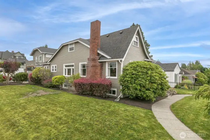 Beautiful craftsman home situated on a large sunny corner lot.