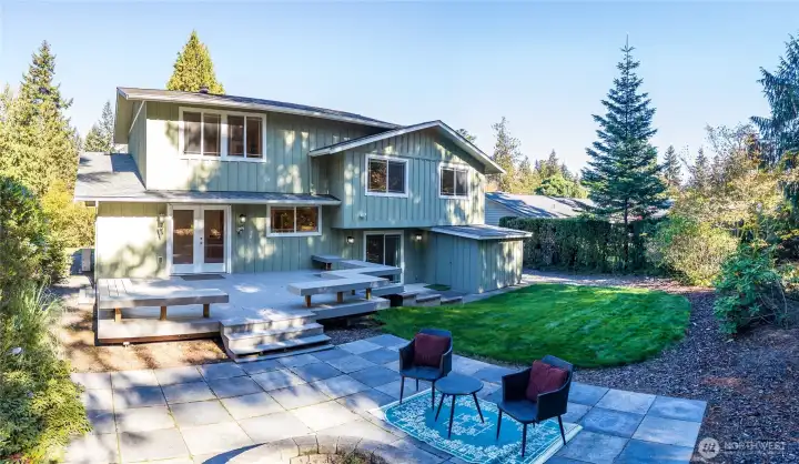 Lots of room for bbqs and parties