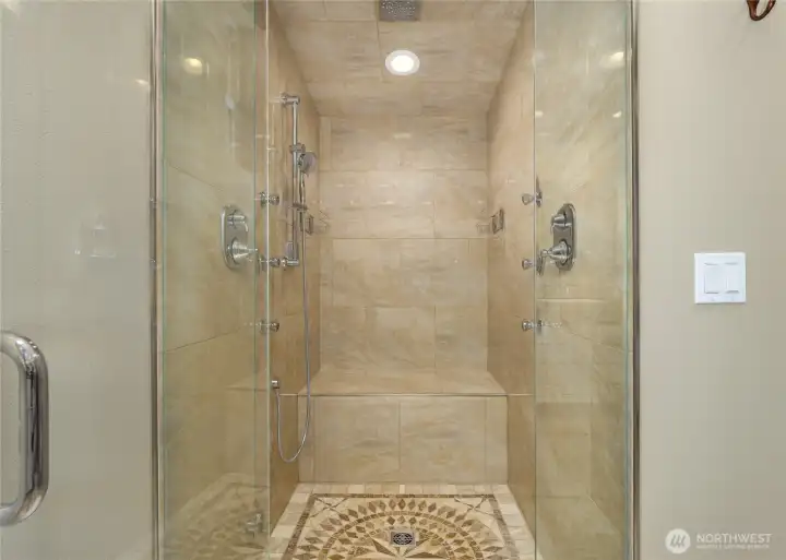 #2 Primary bath tile shower