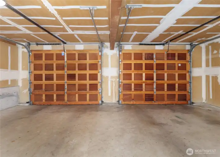 Inside the garage