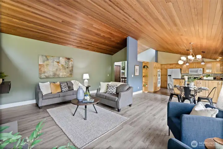 Looking back to front door