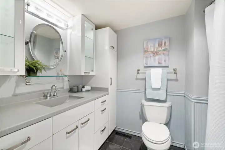 Hallway bathroom main floor