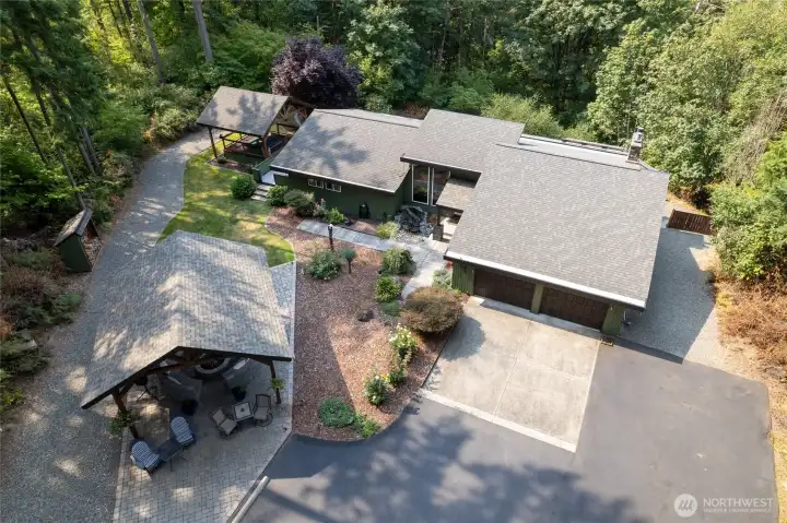 Overhead view