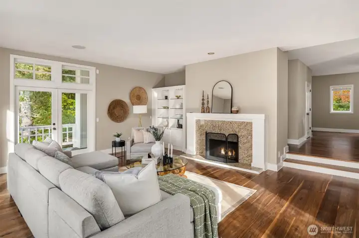 Masterful Formal Living Room w/Fireplace