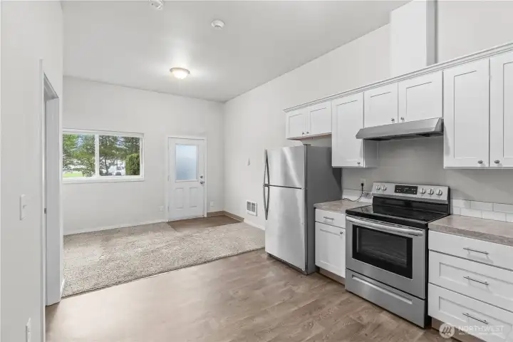 Unit #15 Kitchen & living space