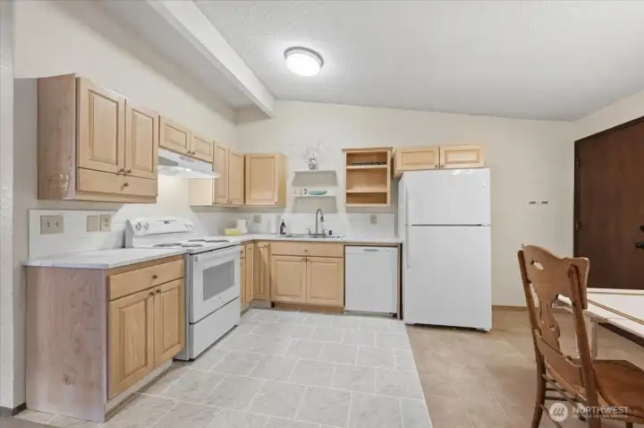 Updated kitchen. New appliances. Large eating space.