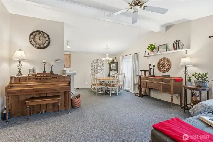 Open Concept Living and Dining