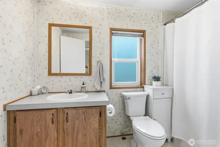 Primary Bathroom (newer toliet)