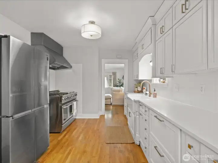 Recent updates include fresh paint, fixtures, and tile