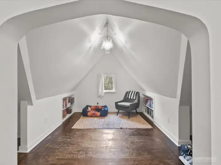 The main loft offers lots of potential