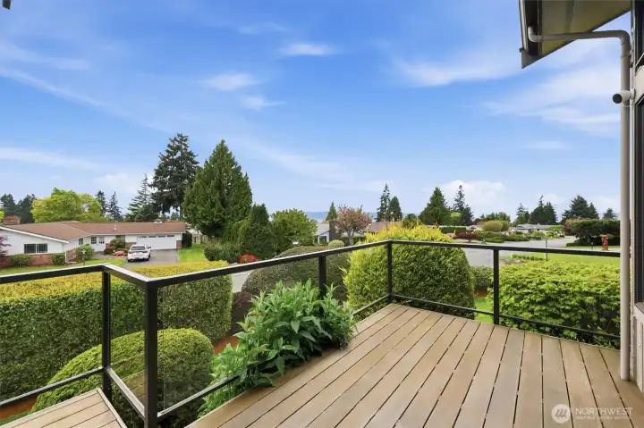 Scenic Puget Sound & Olympic Views from the home’s main living spaces