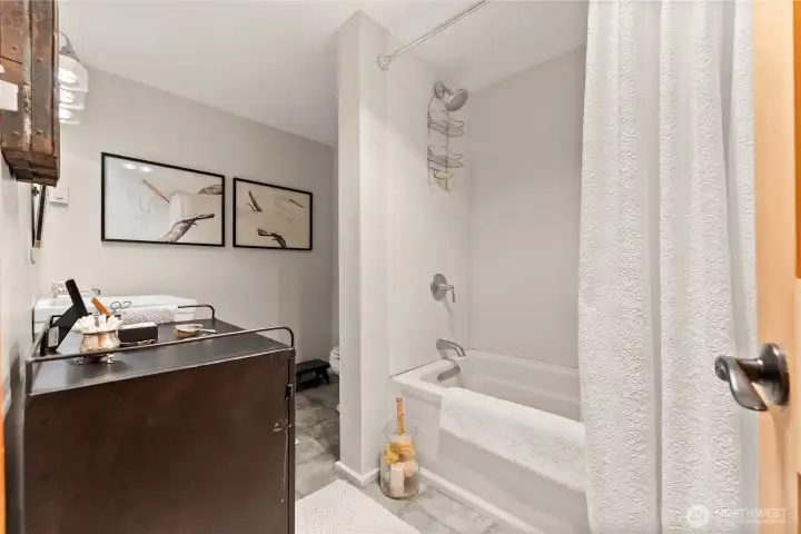 Downstairs bathroom.