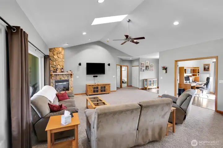 Angle living room shot