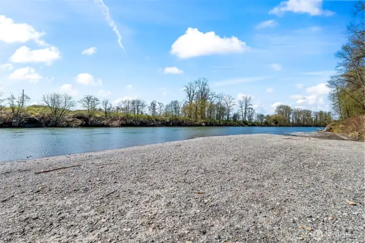 Private community beach