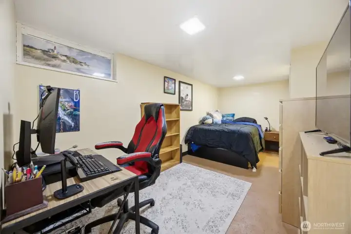 This room is between the laundry room and the 3/4 bath and would make a great workout room or guest suite.