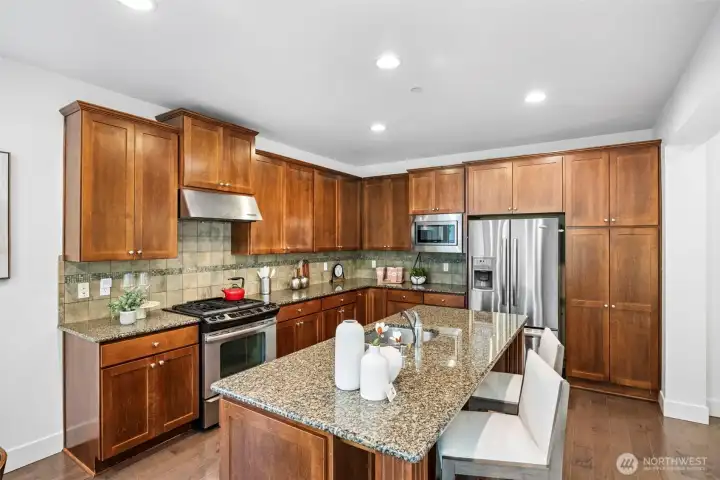 Modern kitchen, timeless warmth