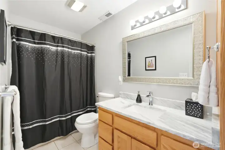 3rd Full Bath upstairs.